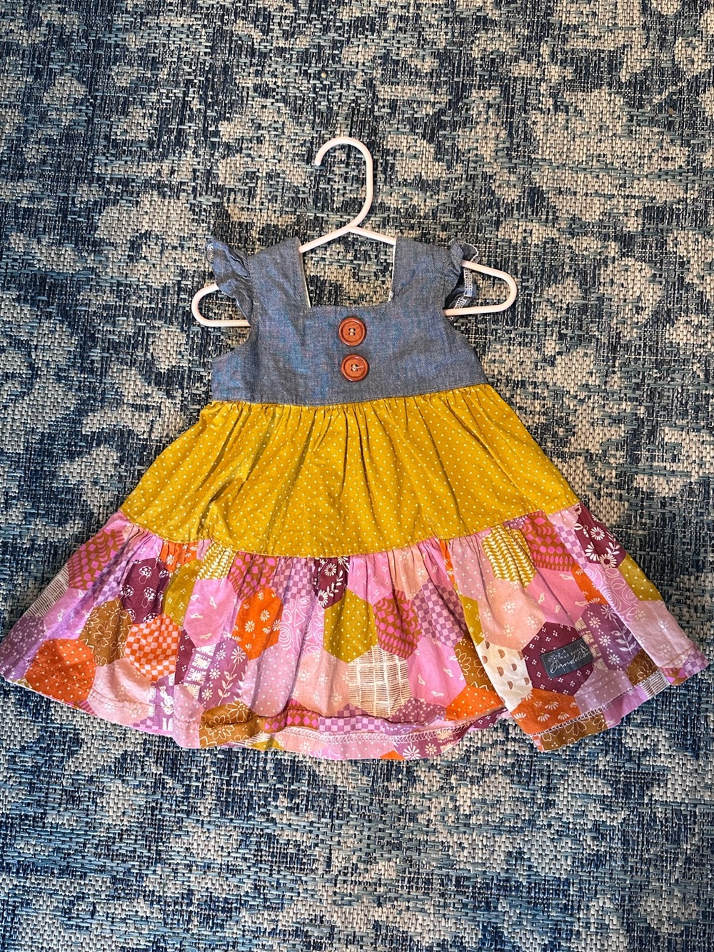 Mudpuddles and Dandelion custom toddler dress